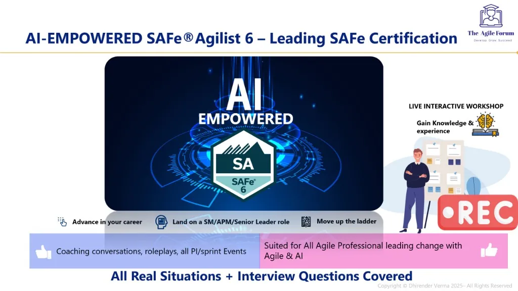 AI-Empowered Leading SAFe Agilist 6.0 Certification Training